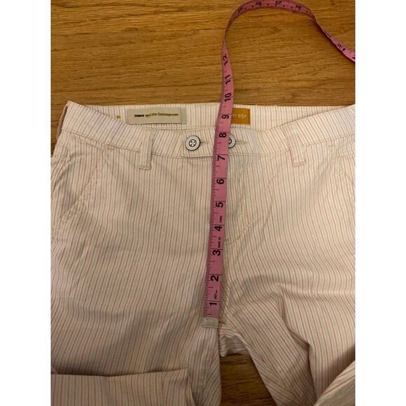 Pilcro & The Letterpress Anthropologie striped low rise straight leg pants 25P - Picture 8 of 9
